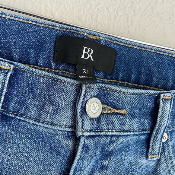 Banana Republic High Rise Slim Denim Jeans Isabel Cotton Stretch Blue Size 31 - Picture 6 of 10